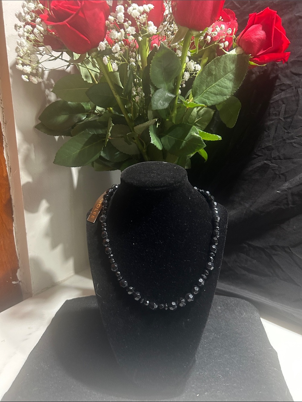 Carolee Elegant Black Beaded Necklace